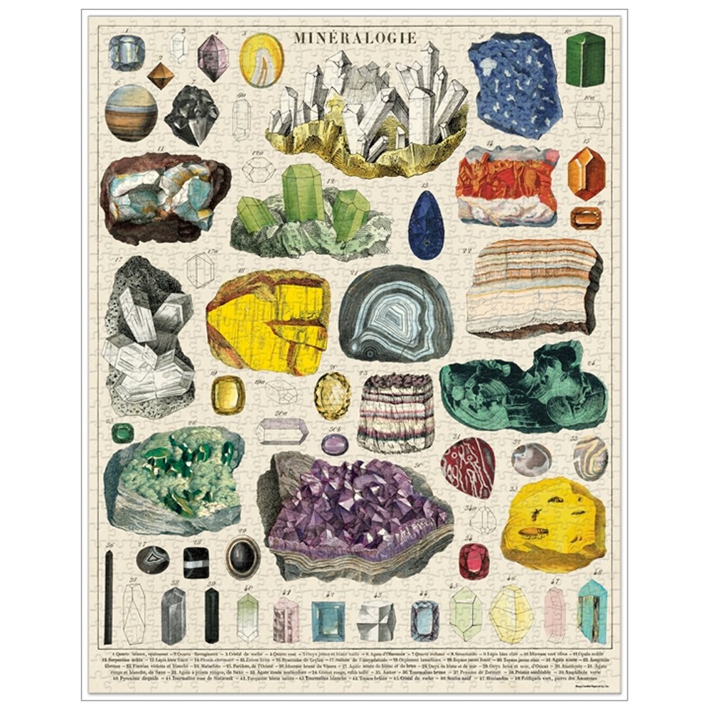 Illustrated Mineralogy Puzzle