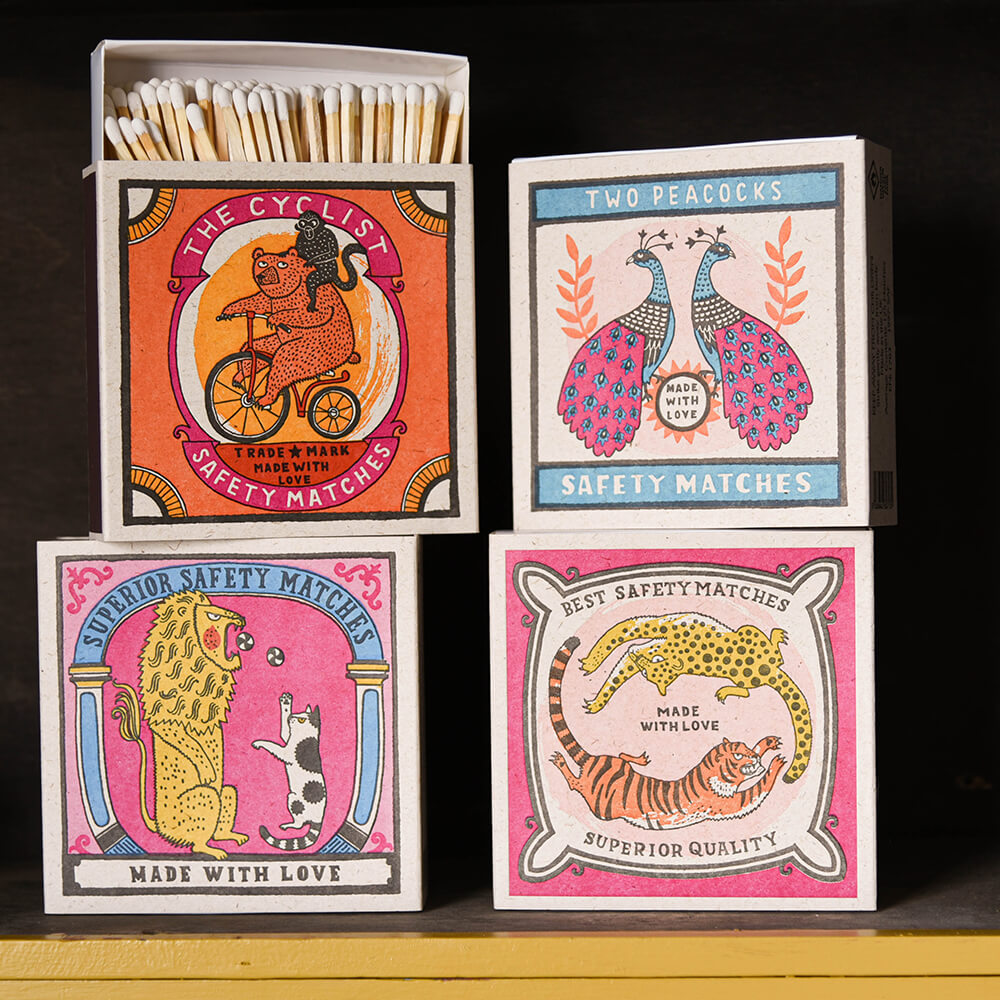 High End Matchboxes Luxury Matches | Decorative Boxed Matches | Archivist Luxury Matches