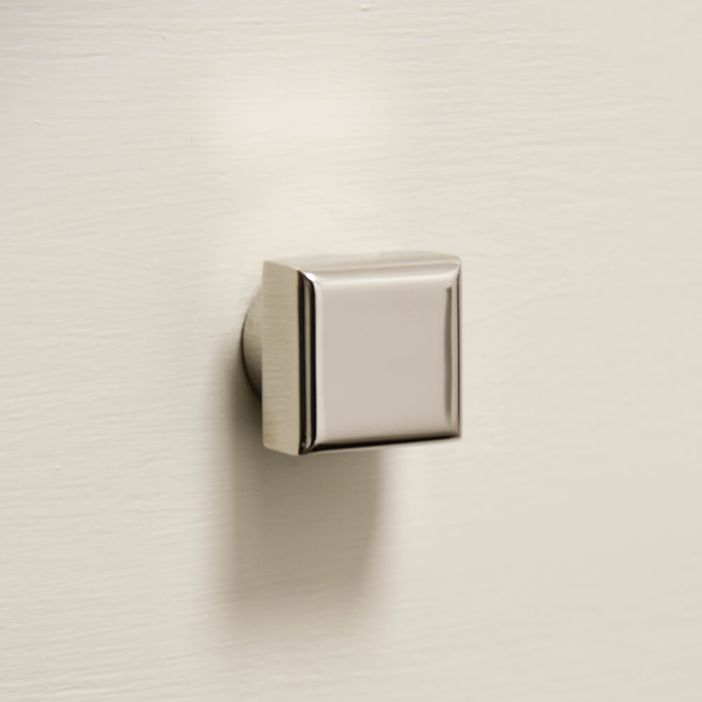 Polished Nickel Pillow Cabinet Knob