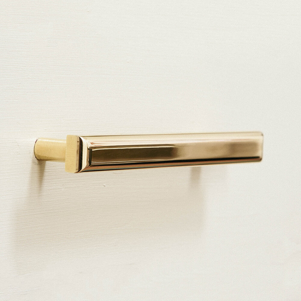 Polished Brass Pillow Pull Handle