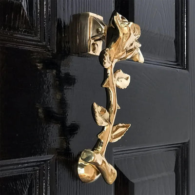 Brass Rose Door Knocker
