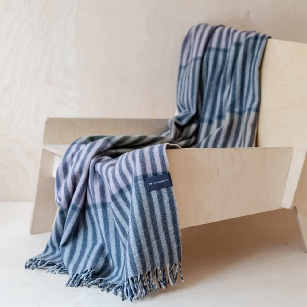 Knee blanket Recycled wool throw Wool knee blanket