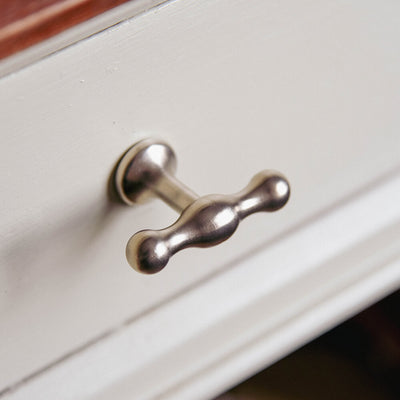 T Bar Satin Nickel Cabinet knob drawer pull