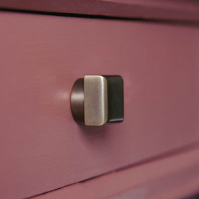 Square Pillow Cabinet knob on pink drawer