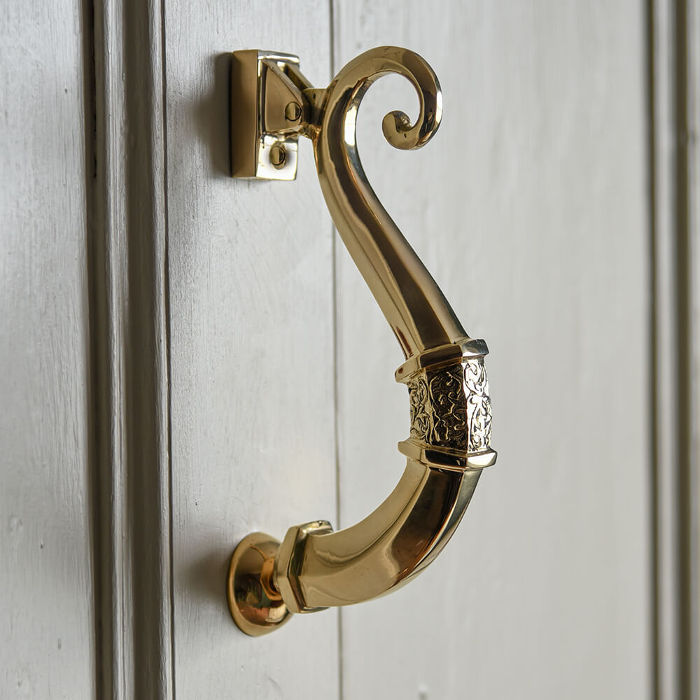Brass Traditional Victorian Door Knocker