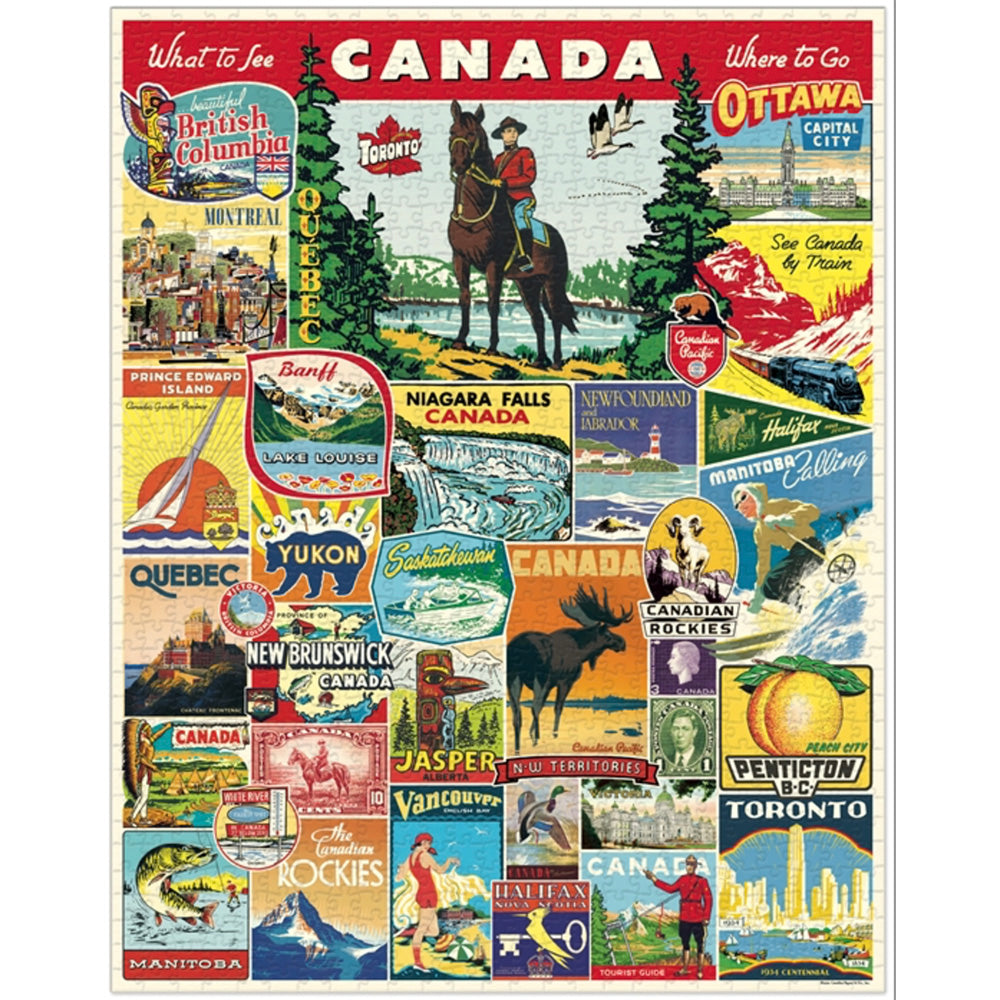 Puzzle of Canadas Iconic Places