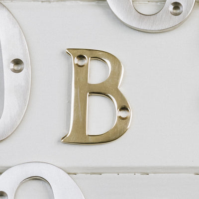 Brass House letter B