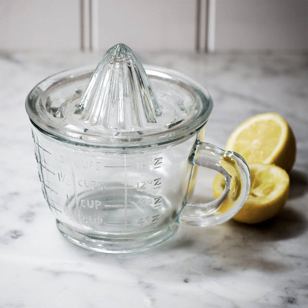 Glass lemon squeezer Glass citrus juicer Glass lemon squeezer