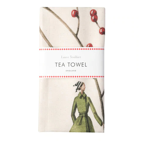 Red Berries - Tea Towel