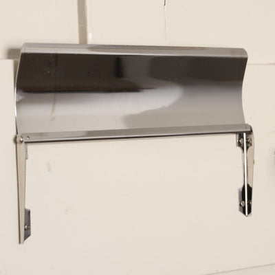Internal Letter Tidy in Polished Nickel displayed open.