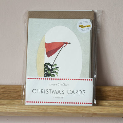 Laura Stoddart mrs christmas card pack of 10