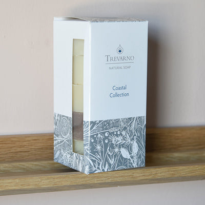 Coastal collection of natural soaps in presentation box
