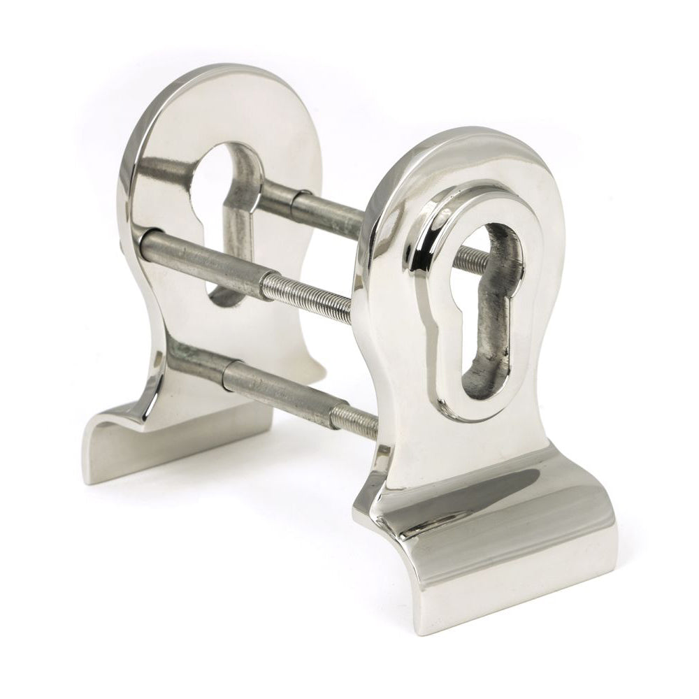 Polished Stainless Steel Back to Back Euro Cylinder Latch Pull