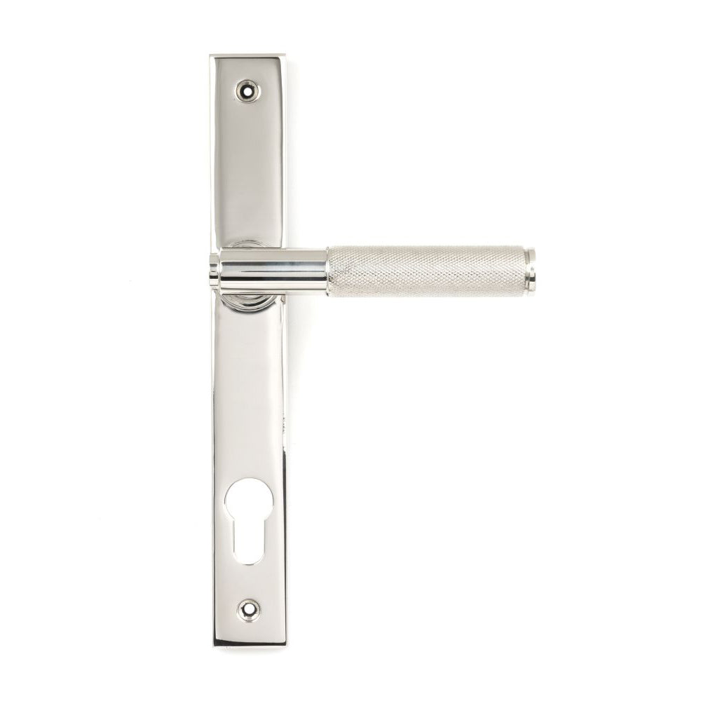 Polished Stainless Steel Brompton Euro Lever Lock Handles