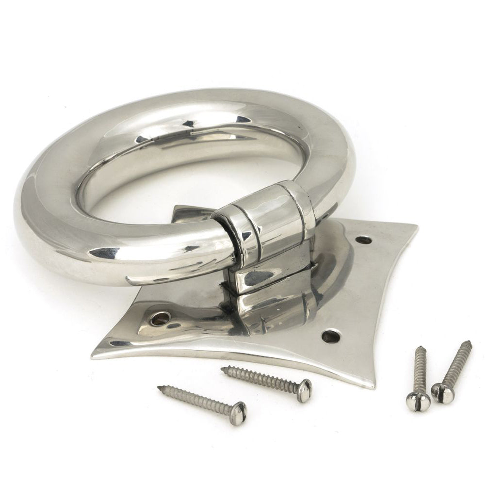 Polished Stainless Steel Ring Door Knocker