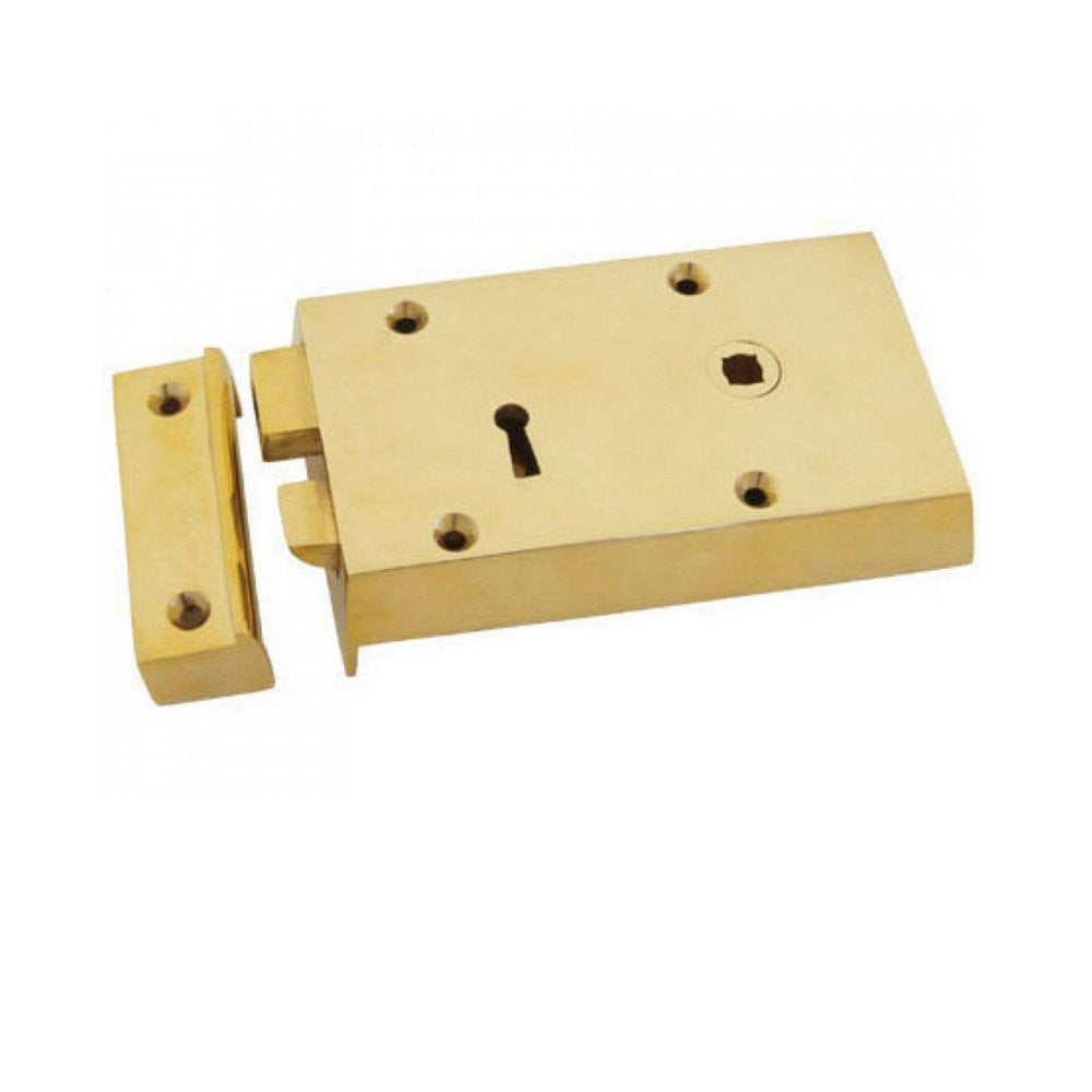 Rim Lock | Brass Rim Lock | Victorian Style Rim Lock