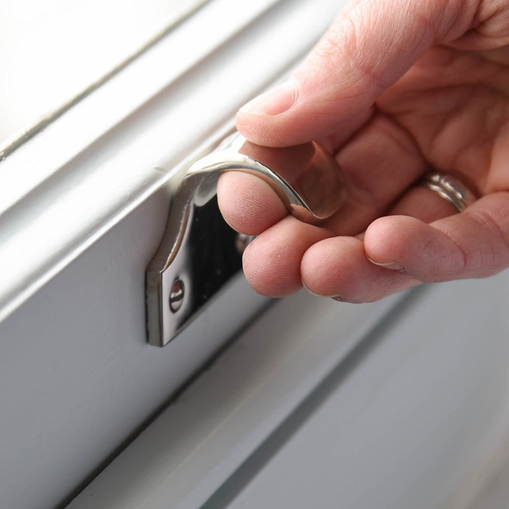 Sash lift - Sash window lift - Sash lift handle - Nickel