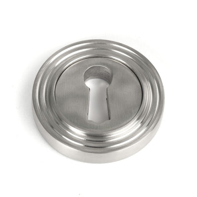 Satin Stainless Steel Concealed Round Beehive Escutcheon
