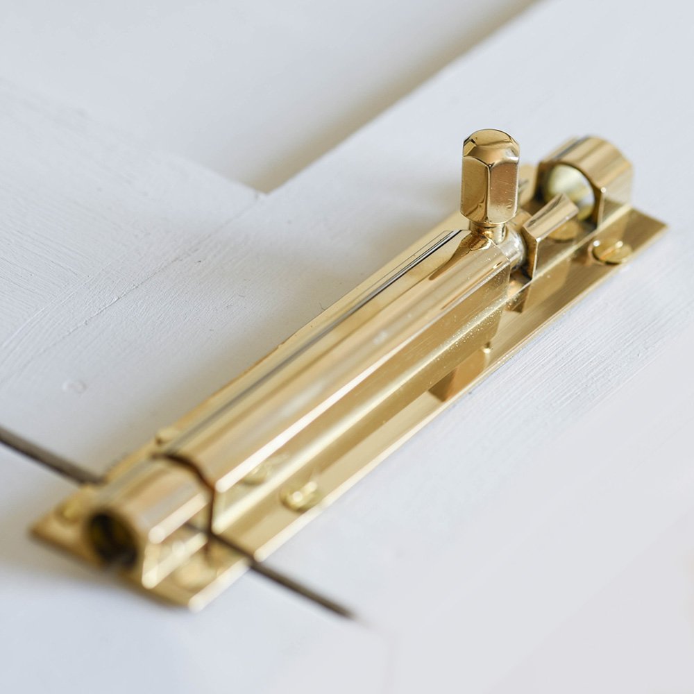 Barrel bolt - Sliding door bolt - Brass door bolt - Slide bolt