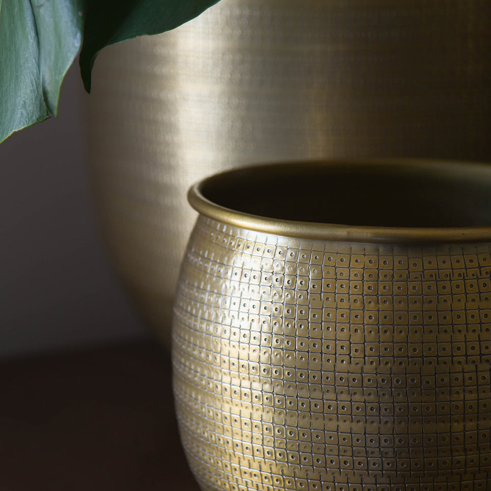 Brass Plant Pot