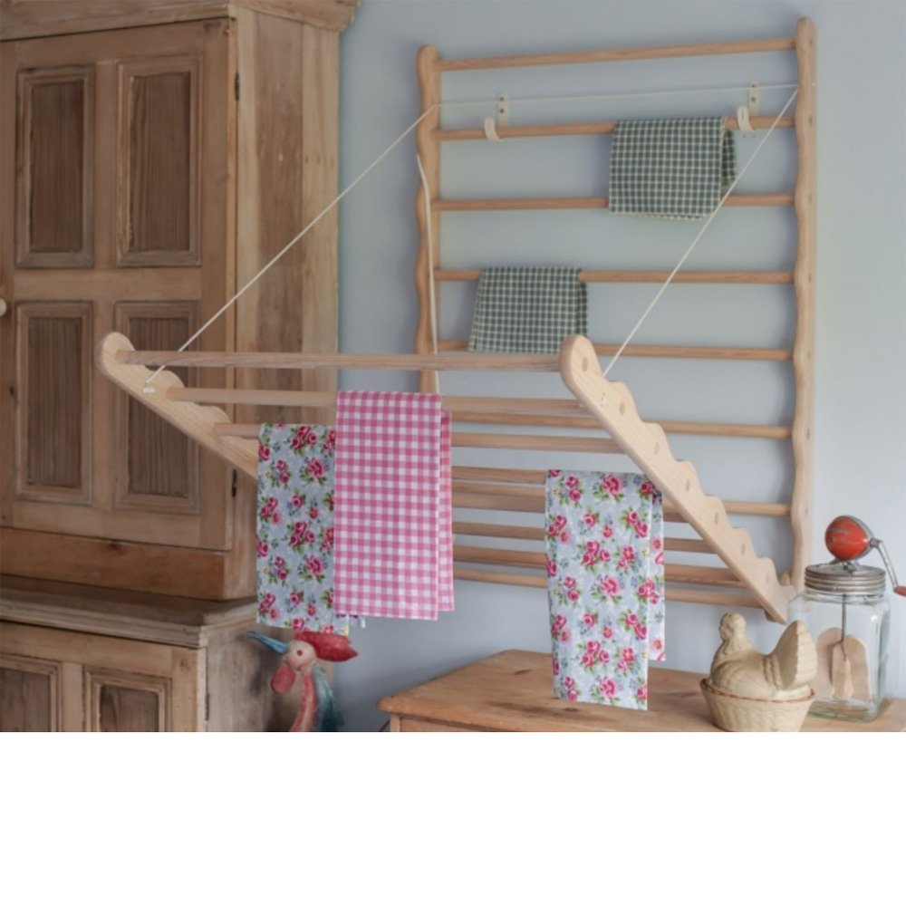 Wooden clothes airer Wall mounted airer Ladder airer