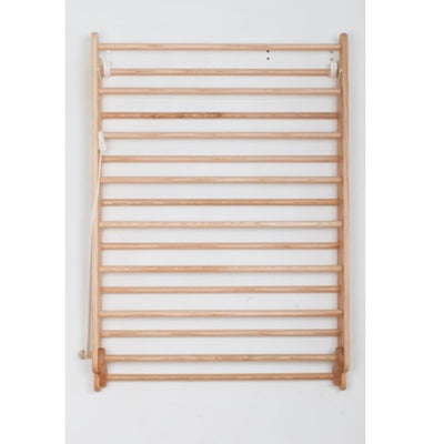 Wall Mounted Wooden Clothes Airer in Pine