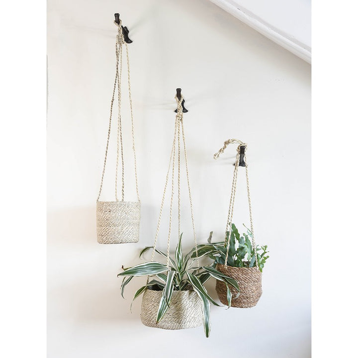 woven hanging plant pot Indoor Hanging Baskets