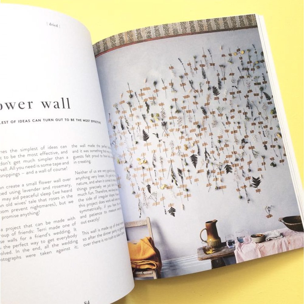 Page on Decorative Flower Walls Inside Wreaths Book